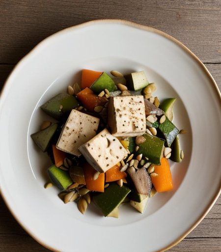 Simple Tofu Vegetables recipe image
