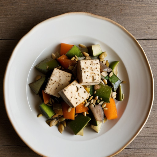 Simple Tofu Vegetables recipe image