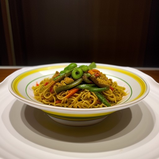 Singapore Fried Noodles recipe image