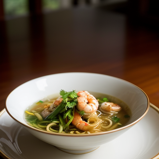 Singapore Soup Noodles recipe image