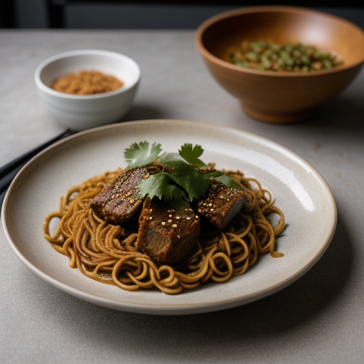 Singapore Spicy Noodes recipe image