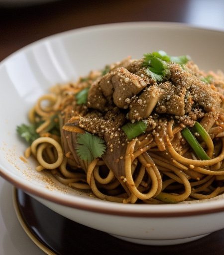 Singapore Spicy Noodles recipe image