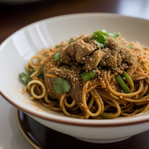 Singapore Spicy Noodles recipe image