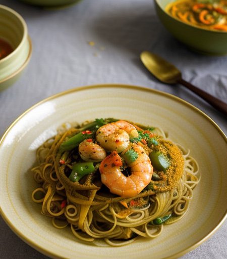 Singapore-Style Curry Noodles recipe image