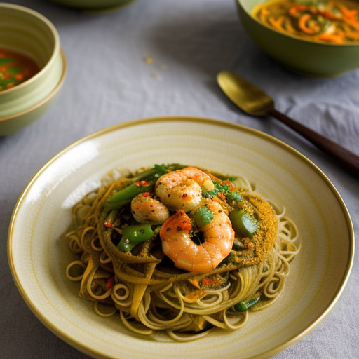 Singapore-Style Curry Noodles recipe image