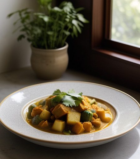Six-Vegetable Curry recipe image