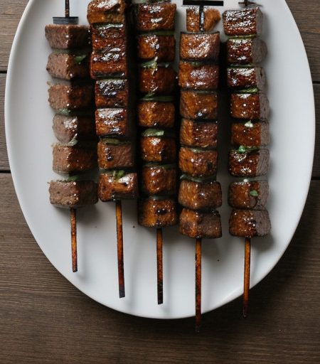 Sizzlin Beef Kabobs recipe image