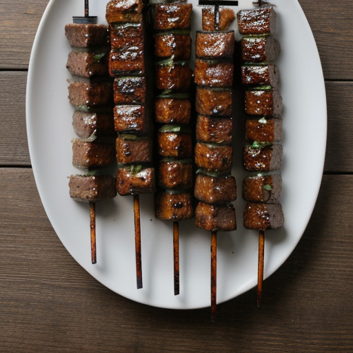 Sizzlin Beef Kabobs recipe image