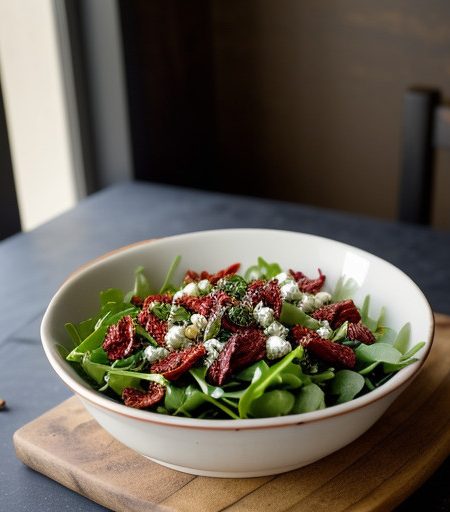 Sizzling Goat Cheese Salad recipe image