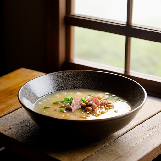 Sizzling Rice Soup (Hom recipe image