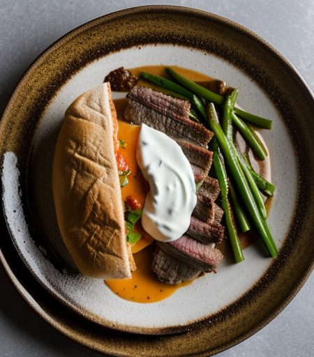 Sizzling Salsa Steak Sandwich recipe image