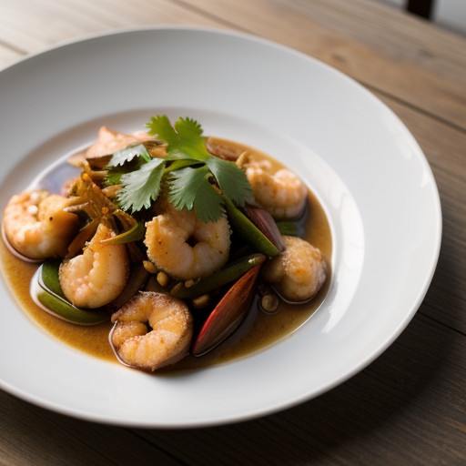 Sizzling Sweet & Sour Seafood recipe image