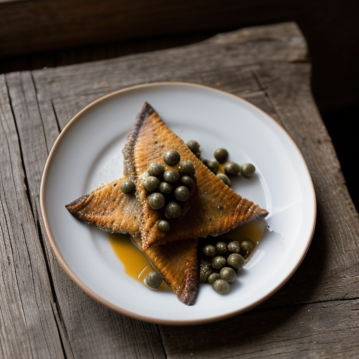 Skate Wings With Capers recipe image