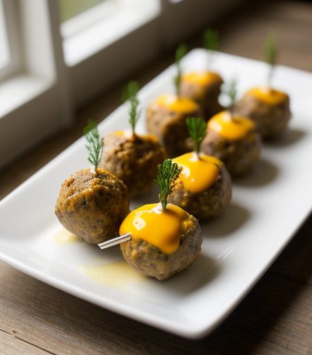 Skewered Cheese Balls recipe image