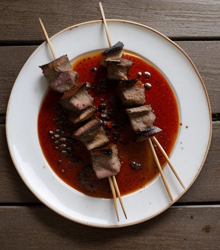 Skewered Lamb Tenderloin recipe image