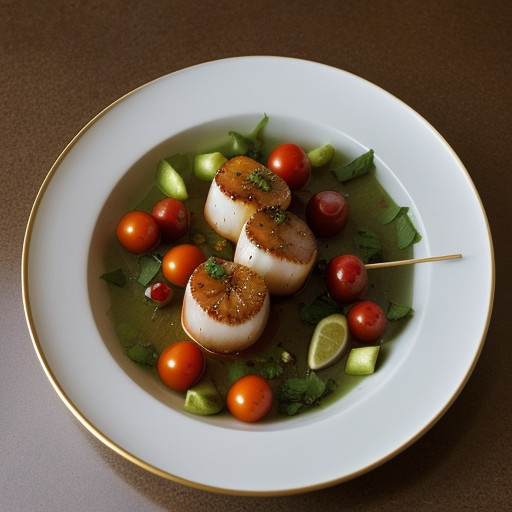 Skewered Scallops - Ames Center for Diabetes recipe image