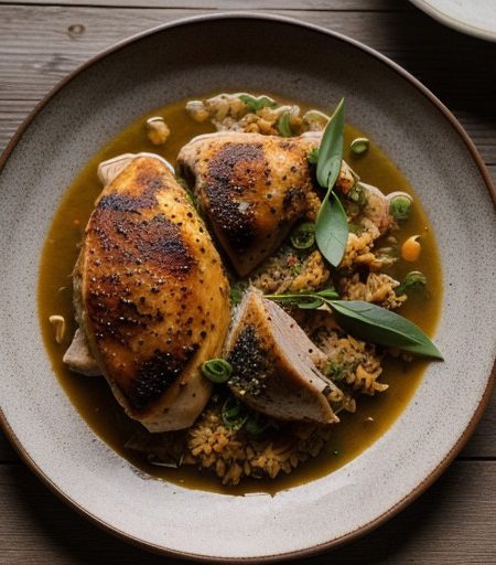 Skillet Arroz Con Pollo recipe image