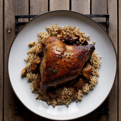 Skillet Barbecue Chicken & Rice recipe image