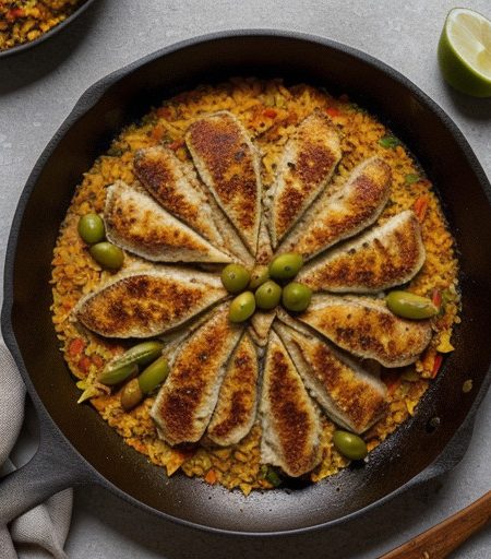 Skillet Chicken Paella-Diabetic recipe image