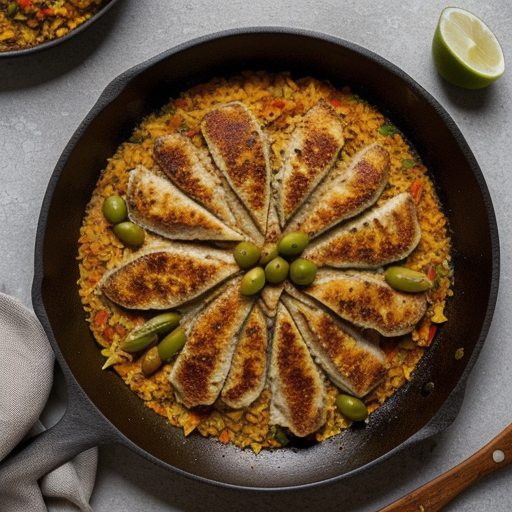 Skillet Chicken Paella-Diabetic recipe image