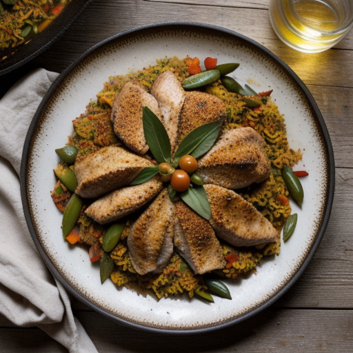 Skillet Chicken Paella recipe image