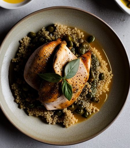 Skillet Chicken With Couscous recipe image