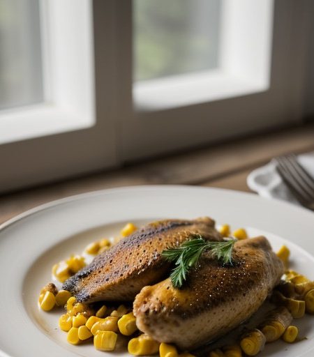 Skillet Corn & Chicken recipe image