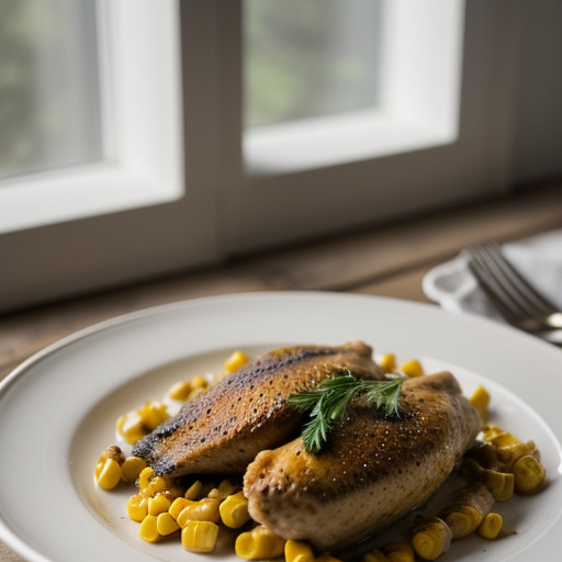 Skillet Corn & Chicken recipe image