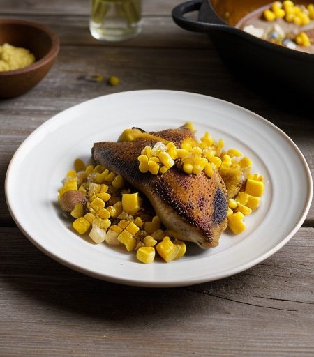 Skillet Corn and Chicken recipe image