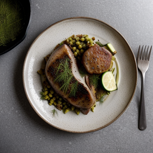 Skillet Pork Chops With Zucchini recipe image