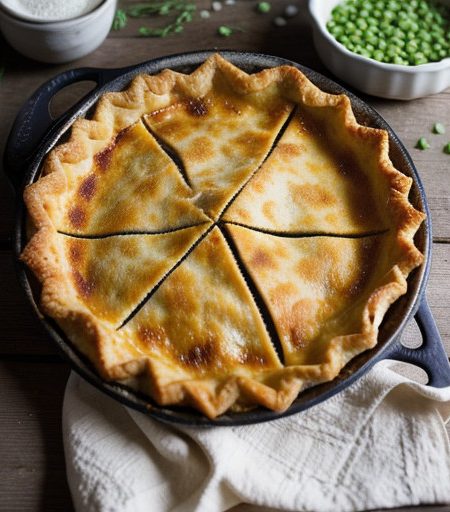 Skillet Potato Pie recipe image