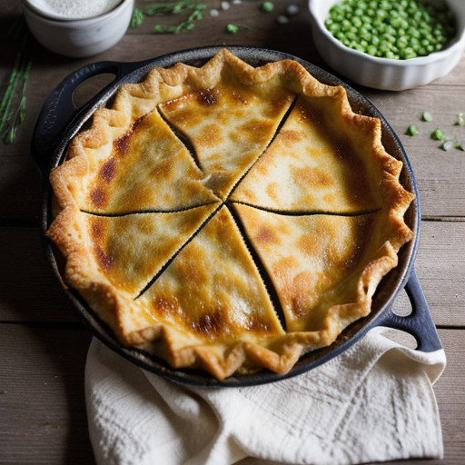 Skillet Potato Pie recipe image
