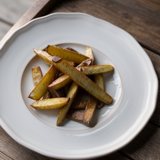 Skinny French Fried Potatoes recipe image