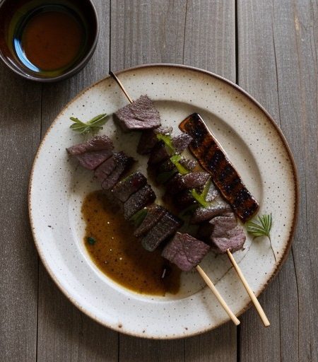 Skirt Steak Brochettes recipe image