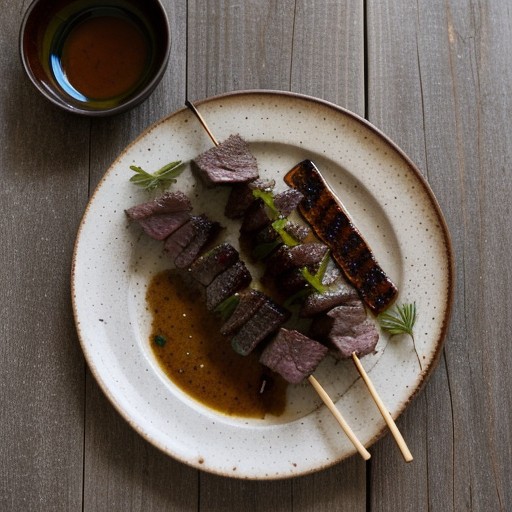 Skirt Steak Brochettes recipe image
