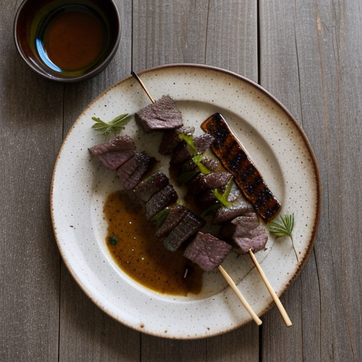 Skirt Steak Brochettes recipe image