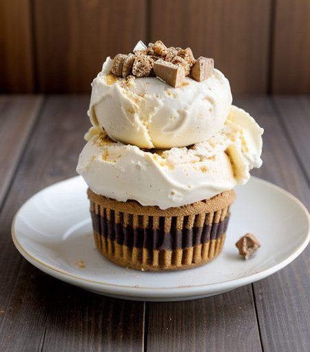 Skor Toffee Candy Bar Ice Cream recipe image