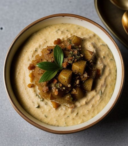 Skordalia (Greek Potato Dip recipe image