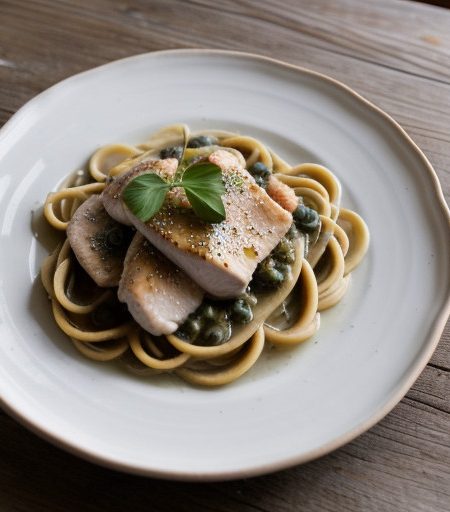 Slender Chicken Piccata recipe image