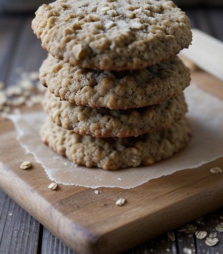 Slice and Bake Oatmeal Cookies recipe image