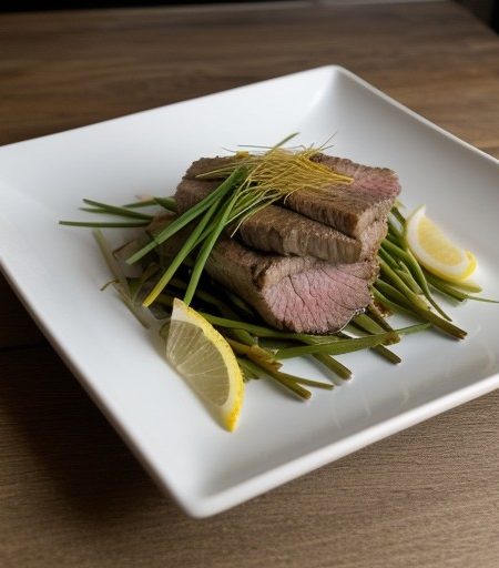 Sliced Beef With Lemon Grass recipe image