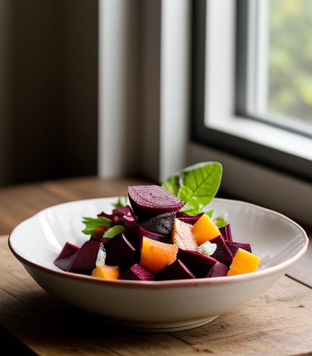 Sliced Beet Salad recipe image