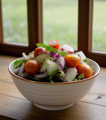 Sliced Tomato & Onion Salad recipe image