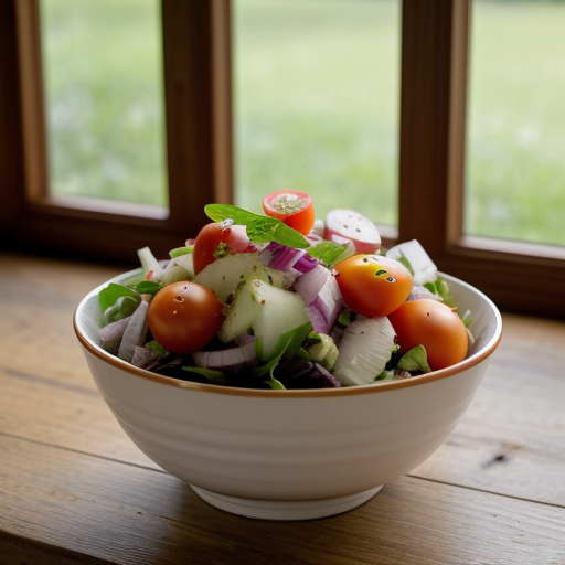 Sliced Tomato & Onion Salad recipe image