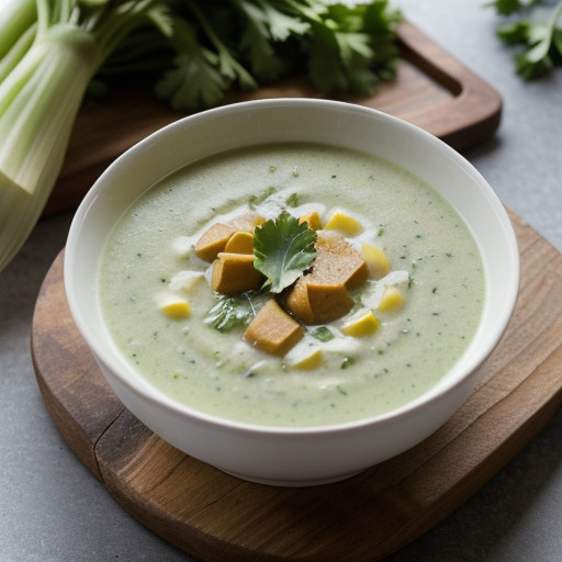 Slim & Savory Spinach Potato Soup recipe image