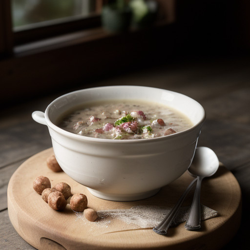 Slovak Sauerkraut Soup recipe image