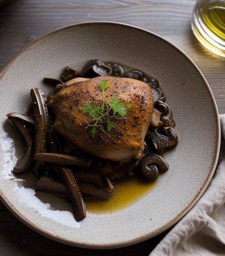 Slow-Braised Chicken & Mushroom Rag recipe image