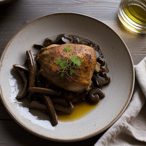 Slow-Braised Chicken & Mushroom Rag recipe image