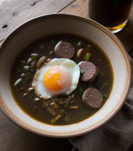 Slow Cooked Beef Soup recipe image