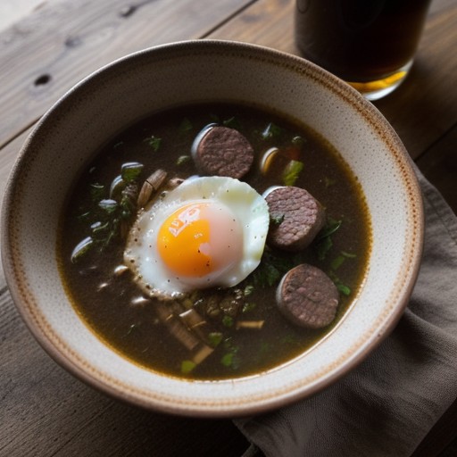 Slow Cooked Beef Soup recipe image